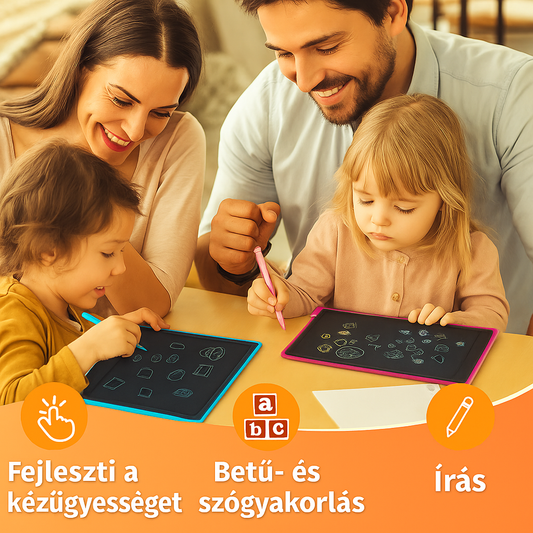 KidScrib™ LCD Író- és Rajztábla – 8.5”, 10”, 12”
